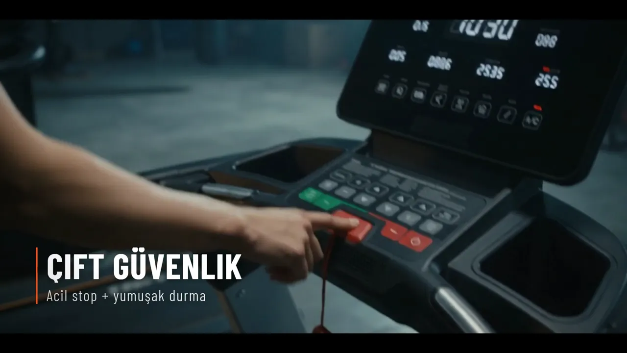 Çift güvenlik: acil stop ve yumuşak durma